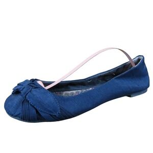 Rocket‎ Dog Myrna Thai Silk Navy Slip-On Ballet Flats Women's 7.5 Comfort